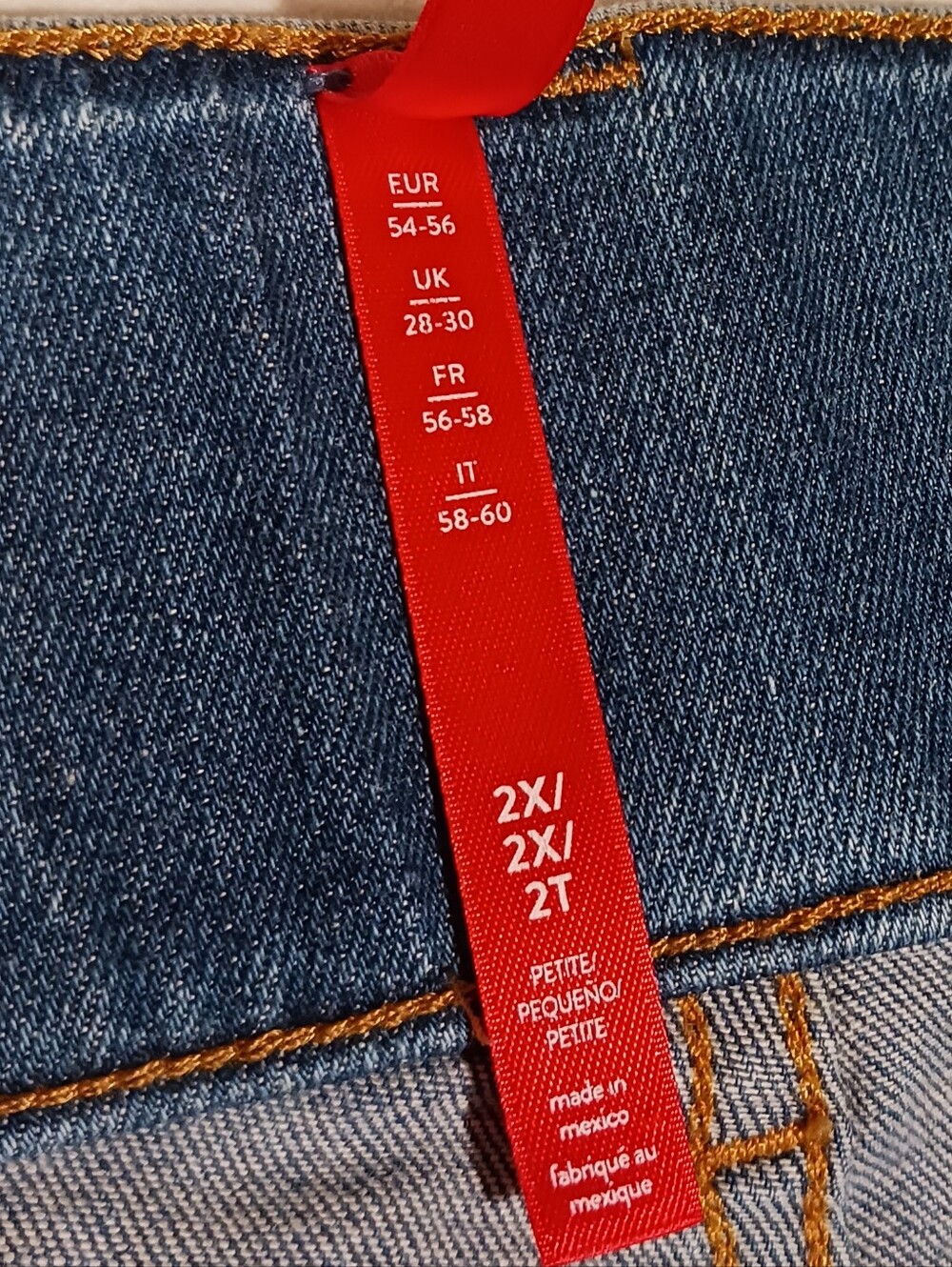 SPANX Pull On Flare Jeans Tummy Panel 2X - Picture 6 of 8